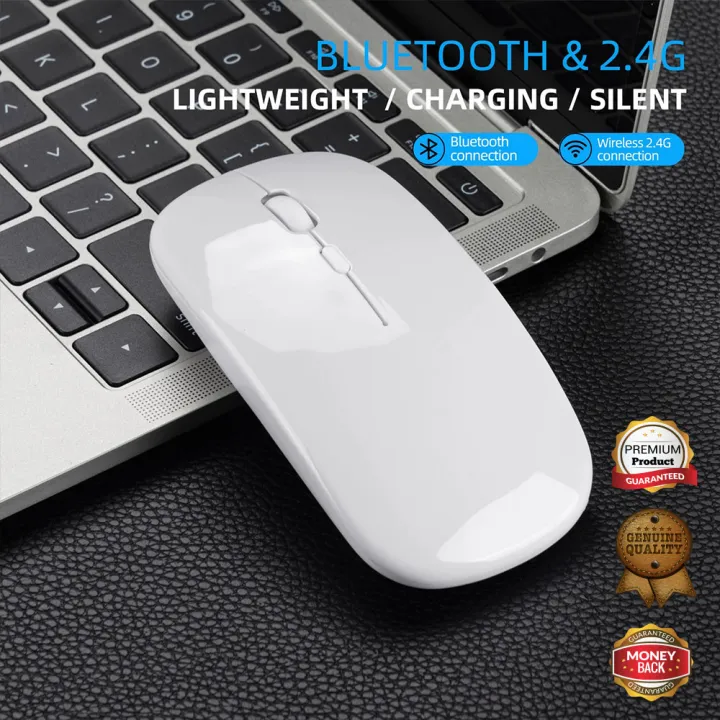 Rechargeable%20Mouse%20Dual%20Mode%20Rechargeable%20Wireless%20Mouse%20Bluetooth%205.0%202.4%20GHz%20Optical%20Wireless%20Mouse%201600DPI%20-%20Image%203