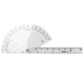 LKPCIGCXM 6Pcs Spinal Ruler Spinal Finger Goniometer Protractors Multi-Ruler Angle 180/360 Degree Measuring Tool. 