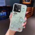 New Phone Case For Xiaomi Poco M6 Pro 4G Cover Sparkling Soft Transparent Silicone Space Planet Stars Moon Girl Anti Fall for Xiaomi Poco M6 Pro Case.