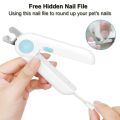 LED Light Pet Nail Clipper Professional Pet Cat Dog Nail Trimmer Cat and Dog Nail Cutters Animal Grooming Rabbit Nail Clippers with Cat Dog Nail File Grinder.