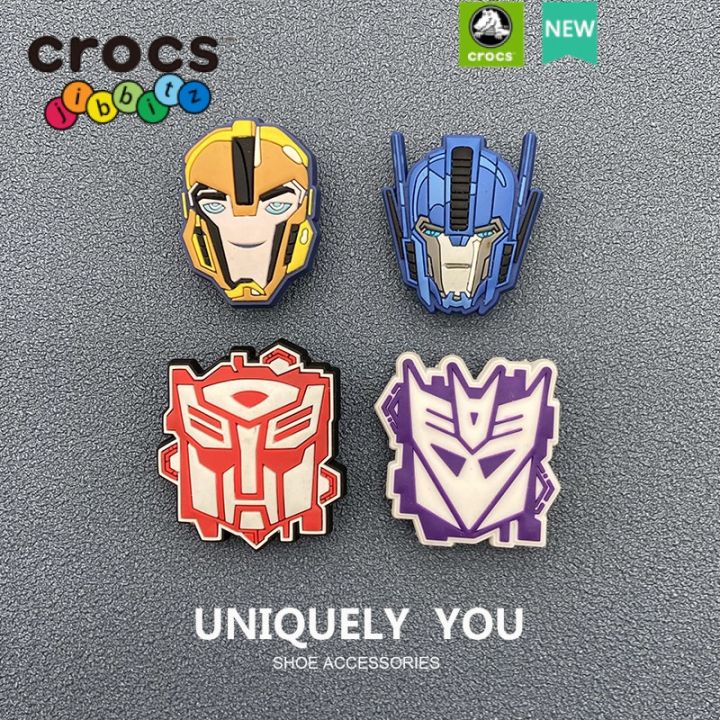 jibbitz crocs charms Transformers Cartoon Character Shoe Accessories DIY Decoration