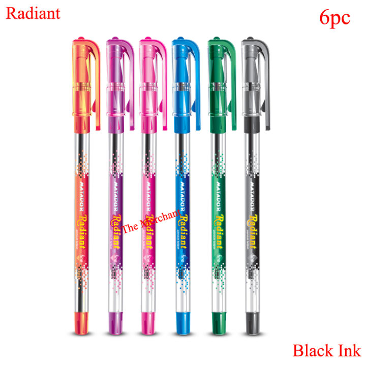 Radiant%20Ball%20Pen%20-%206pc%20-%20Black%20Ink%20-%20Image%202