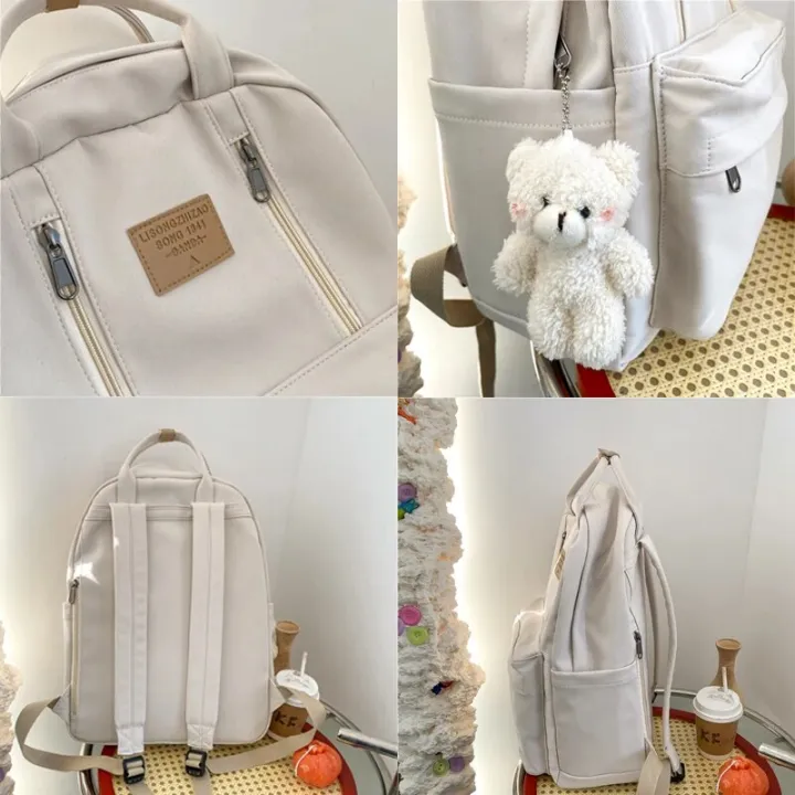 JULYCCINO%20Multifunction%20Double%20Zipper%20Women%20Backpack%20Teenager%20Girls%20Laptop%20Backpack%20Student%20Shoulder%20Bag%20Korean%20Style%20Schoolbag%20-%20Image%205