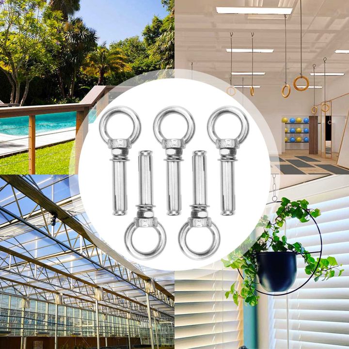 5Pcs%20M8%20x%2060mm%20Expansion%20Bolt%20304%20Stainless%20Steel%20Expansion%20Eyebolt%20-%20Image%204