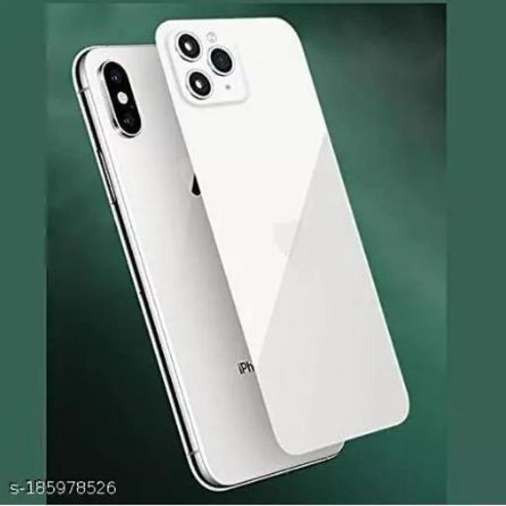 Primium Mobile Back Converter Sheet Compatible with iPhone Xs max to iPhone 13 Pro Converter Sheet With Logo. -(White)