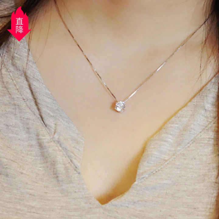 Korean style new necklace for girl women Daraz .bd