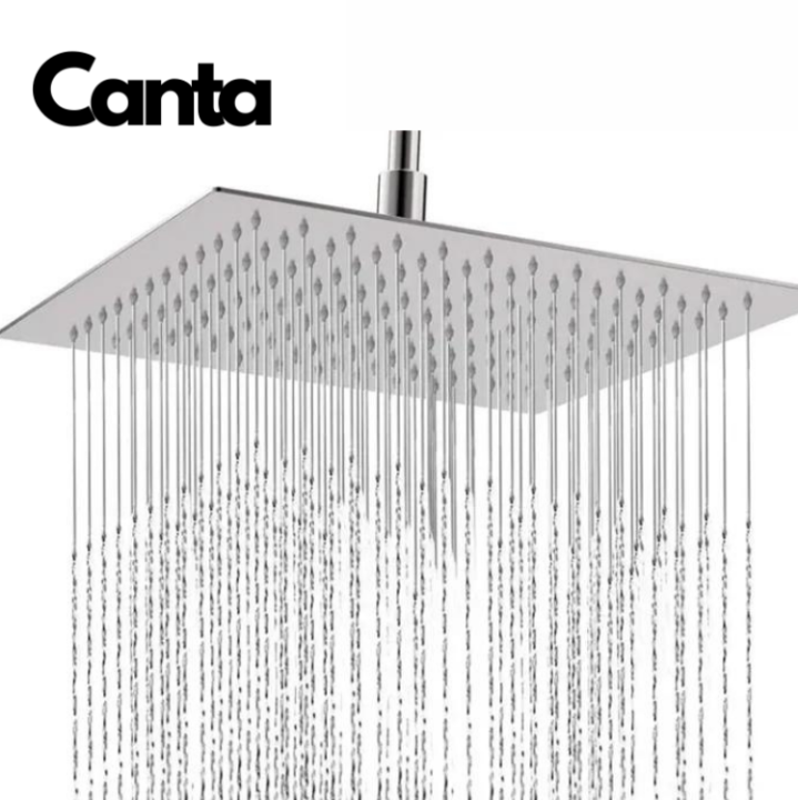 Rain shower head SS 8" - 20cm Heavy stainless steel - bathroom accessories