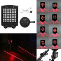 USB Bike Bicycle Tailight Turn Brake Signal Remote Turning Indicator Light Lamp. 
