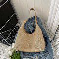 Woven Bag Women's Summer New Fashion Retro Tote Bag Versatile Large Capacity Shoulder Bag Straw Bag.