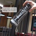 800ml Sports Water Bottle with straw For Camping Hiking Outdoor Plastic Transparent BPA Free Bottle For men Drinkware Water Bottles.