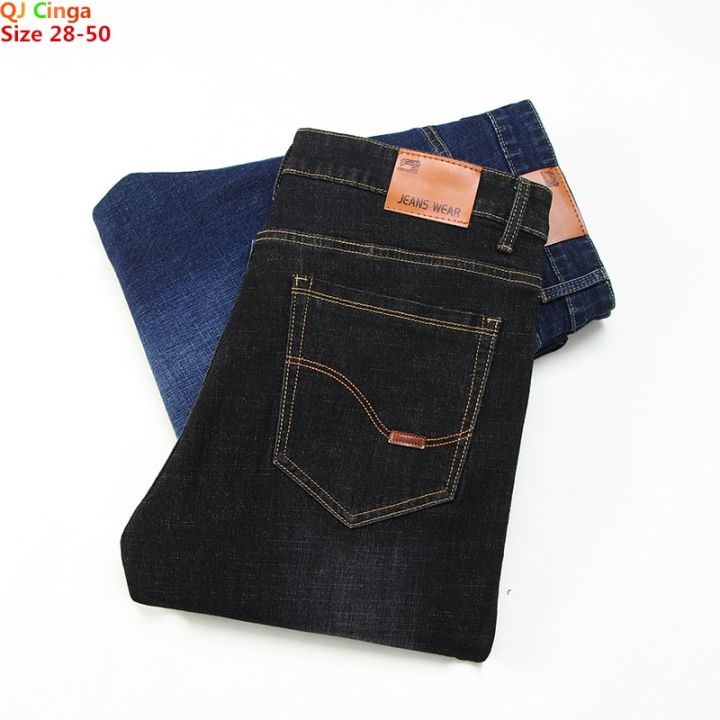 Plus%20Size%2028-50%20Jeans%20Men's%20Blue%20and%20Black%20Can%20Choose%20Small%20Stretch%20Denim%20Pants%20Business%20Casual%20Trousers%20-%20Image%203