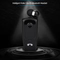 ROWEQPP F920 Wireless Sports Earphone Bluetooth-compatible Incoming Vibration Voice Report Number Clip-on Type Headset. 