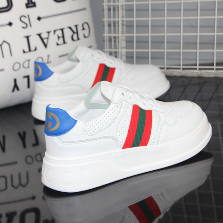 Platform%20White%20Shoes%20Men's%20Trendy%20All-Matching%20Couple%20Style%20Sneakers%20Summer%20Breathable%20Casual%20Shoes%20Simple%20Embossed%20Muffin%20Men's%20Shoes%20-%20Image%204