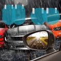 Cloudsale 2PCS Car Rearview Mirror Film, Anti Fog Film Car Rear View Mirror Waterproof Film Protective Film Anti Glare Rain-Proof Anti Water Protector for Car Mirrors in Oval Shape.