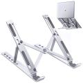 (Gadgetdream ) Laptop Stand Creative Folding Storage Bracket Adjustable Foldable Laptop Stand Non-Slip Desktop Notebook Holder - Laptop Table. 