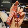 Astronaut Bears Key Chains Ring Fashion Cute Animal Bag Key ring Holder for Motor Bike Car Accessories Gift. 