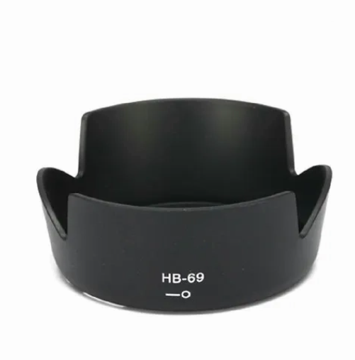 HB-69 Lens Hood for Nikon AF-S DX 18-55mm VR II Lens Black