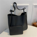 Autumn and winter large-capacity bags  new bags women's bags fashion simple shoulder bags popular texture tote bags. 