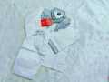 White colour cotton baby ambrodari work panjabi set/ eid special panjabi for baby.