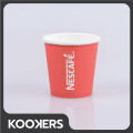 Nescafe Disposable Paper Coffee Cup 150 ml 5 Piece Red color. 