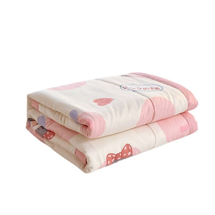 100%25Inside%20and%20Outside%20Cotton%20Summer%20Quilt%20Airable%20Cover%20Summer%20Blanket%20Pure%20Cotton%20Double%20Single%20Machine%20Washable%20Summer%20Thin%20Quilt%20Core%20-%20Image%205