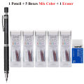 Uni Kuru Toga Mechanical Pencil M5-1017 Roulette Model Automatically Rotate Nib 0.5mm Art Sketch Painting Office School Supplies Amour zii.