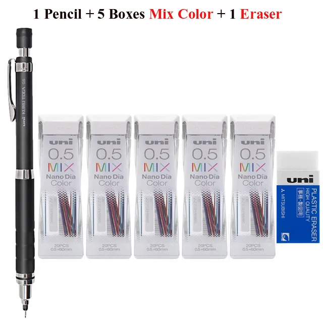 Uni%20Kuru%20Toga%20Mechanical%20Pencil%20M5-1017%20Roulette%20Model%20Automatically%20Rotate%20Nib%200.5mm%20Art%20Sketch%20Painting%20Office%20School%20Supplies%20Amour%20zii%20-%20Image%207