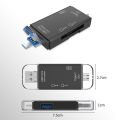 SD Card Reader USB C Card Reader Micro USB 3.0 Type C To Micro SD/TF Adapter Smart Memory Cardreader OTG Adapter for Laptop PC. 
