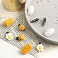 Funny Simulation Food Hair Clip Barrette Seeds Corn Hamburger Hair Acc Cuilei.