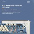 Langtu LT84 Mechanical Keyboard 84 Keys Full Non-impact RGB Backlit Wireless Wired Gaming Keyboards Hot Swap Keyboard For Gamers. 
