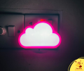 Beautiful and Cute Cloud Shape Night Light, LED DIM Light, Energy Saving Cartoon Night Light, Multi color Cloud. 