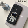 New Phone Case For Moto Edge 50 Pro Ultra 50 Fusion Cover Astronaut Bracket Smooth Soft Silicone Anti Collision For Motorola Moto Edge50 Case. 