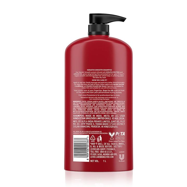 Tresemme%20Shampoo%20Keratin%20Smooth%20(Indian)1000ml%20-%20Image%202