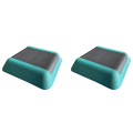 2X Fitness Equipment Steppers Adjustable Aerobic Step Gym Exercise Board Aerobic Stepper Board for Yoga Fitness.