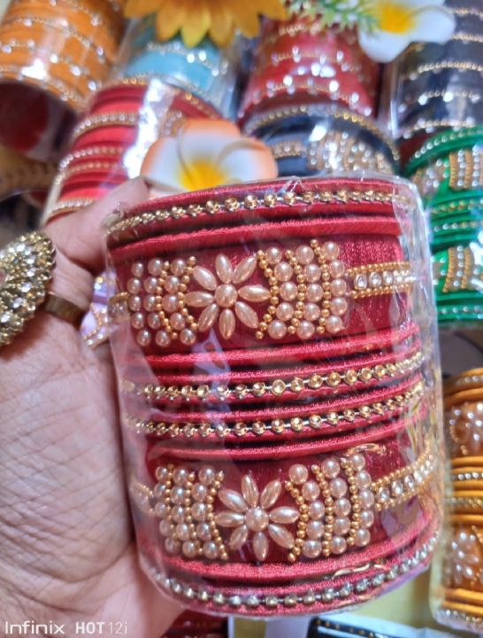 New%20Silk%20Thread%20Bangles%20for%20Women%20and%20Girls%20Fashion%208%20pcs%20-%20Image%202