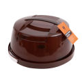 Round Transparent Cheese Cake Container Packaging Box Tray Holder Party Supplies. 