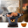 1 PCS Korean Stainless Steel Charcoal Barbecue Grill Fit for Home Kitchen Outdoor Garden. 