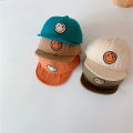 2 to 7 Year Old Baby Embroidered Smiley Baseball Cap Boys And Girls Soft Brim Sunhat 2022 Spring New Kids Hat. 