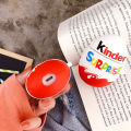 New Trolly Egg KINDER JOY Surprise Soft Silicone Earphone Case For Airpods 1 2 Shockproof Headphone Cover For Airpods Pro Coque.