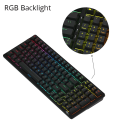 RK98 Tri-mode Royal Kludge Wireless Mechanical Gaming Keyboard with 98keys Gaming RGB Backlit 2.4G Hot Swappable black/white(brown,red,blue).