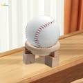 Baseball Display Stand Small Ball Stand Holder Wooden Ball Display Holder. 