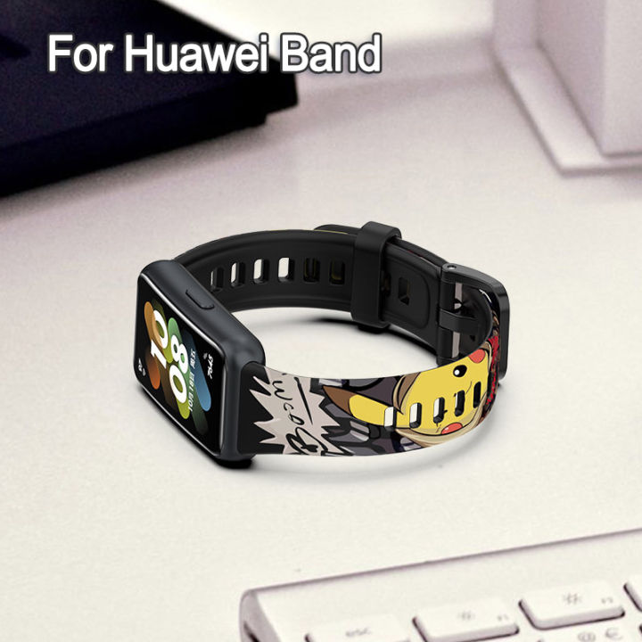 Huawei%20Band%207%20smart%20watch%20Strap%20Replacement%20Premium%20belt%20solid%20colour%20%20Sport%20Strap%20-%20Image%205