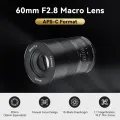 7artisans 60mm F2.8 APS-C Manual Macro Prime Lens For Canon EOS-M M50 M50 Mark II Sony E ZVE10 Alpha 6400 Fuji FX X-A1 X-T1 XT30. 