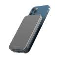 5000 mAh Super Slim Magnetic Wireless Power Bank Grey. 