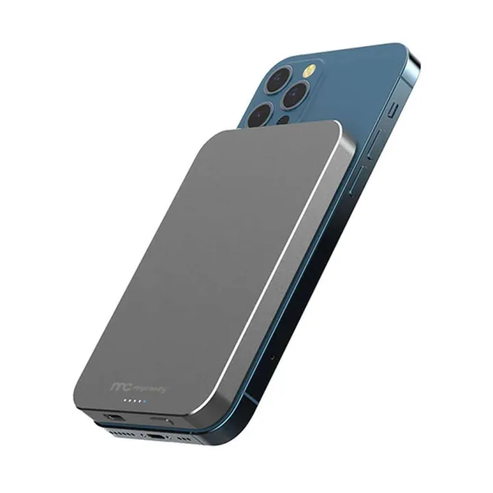 5000%20mAh%20Super%20Slim%20Magnetic%20Wireless%20Power%20Bank%20Grey%20-%20Image%202