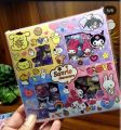 100Pcs Sanrio Kuromi Melody Cinnamoroll PET Transparent Waterproof Stickers Cartoon DIY Stationery Hand Ledger Sticker Gift. 