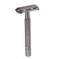Double Edge Shaving Black Golden Hair Removal Adjustable Metal Safety Razor Shaver Blade Barber Manual Shave. 