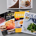 Fashion Magazine with Paper and Pictures English Photo Decoration Book Photography Props Real Sample Light Luxury Ornament.