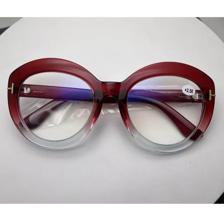 Retro%20Anti%20Blue%20Light%20Reading%20Glasses%20Women%20Men%20Oversized%20Round%20Eyewear%20Frames%20Gradient%20Eyeglasses%20Presbyopia%20Diopter%200%20to%20+6.0%20-%20Image%205