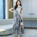 Women's Stylish Digital Print Long Gown Maxi Dress One Piece Casual Kurti. 